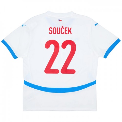 Nogometni Dresovi Češka Soucek 22 Gostujući Euro 2024 Nogometni Dresovi Češka Soucek 22 Gostujući Euro 2024
